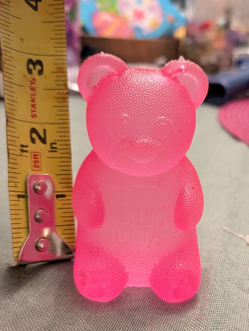 Pink Gummy Bear Sensory Toy for Kids